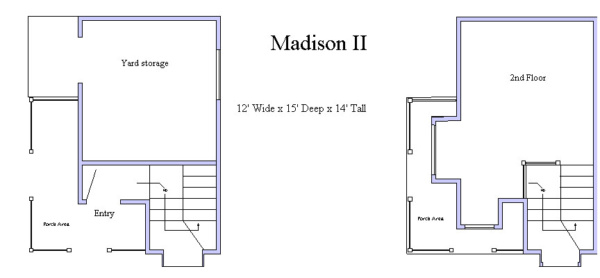 Madison II Playhouse Floor Plan