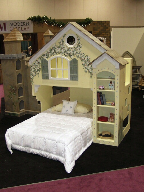 Dollhouse Loft Bed Themed Beds By, Dollhouse Loft Bunk Bed