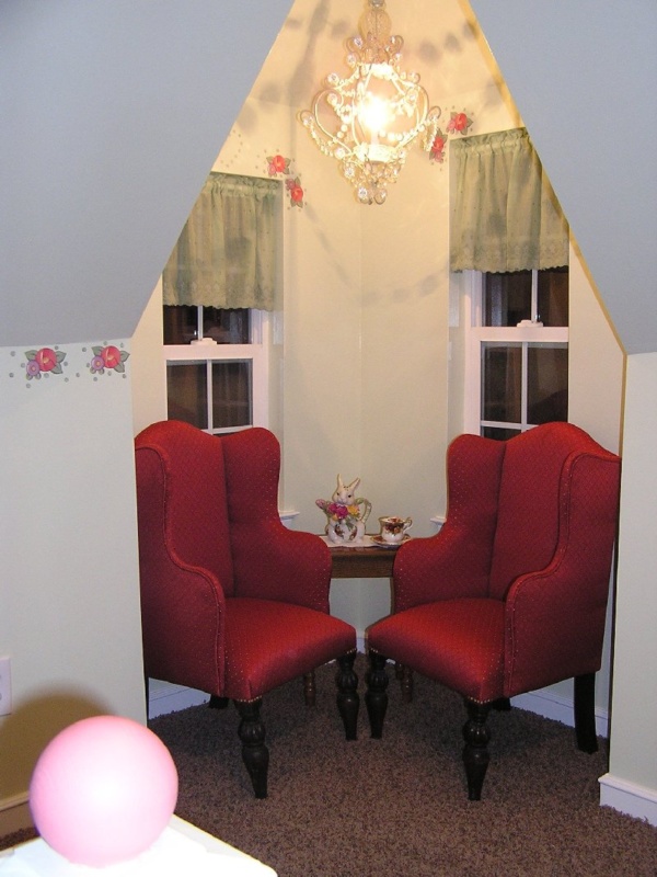 Ludwig Playhouse Chairs in Corner