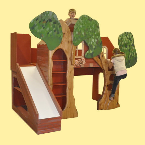 Trevor's Treehouse Bunk Bed and Indoor Playhouse