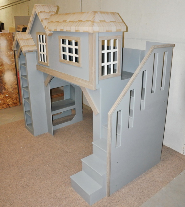 Spanky's Clubhouse Bunkbed / Playhouse - Side View
