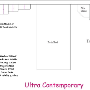 Ultra Contemporary Teen Bedroom Set