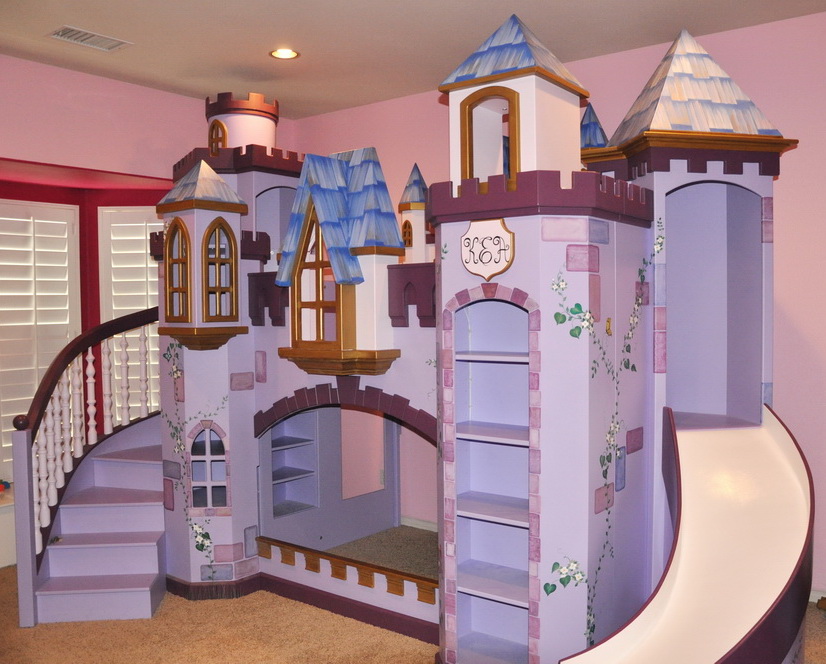 castle bunk beds for girls