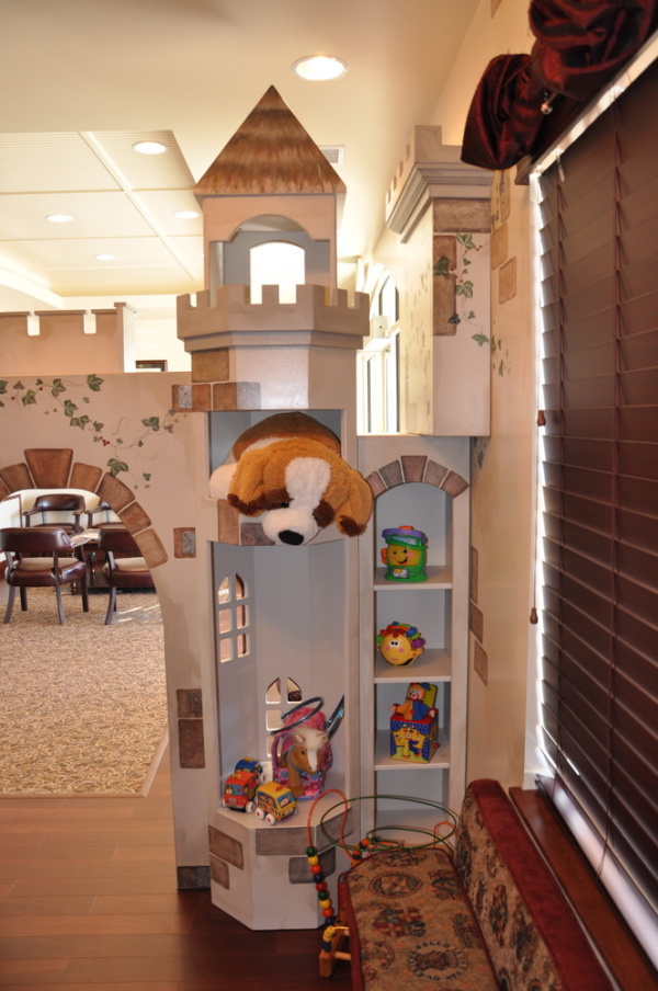 Waiting room playhouse castle
