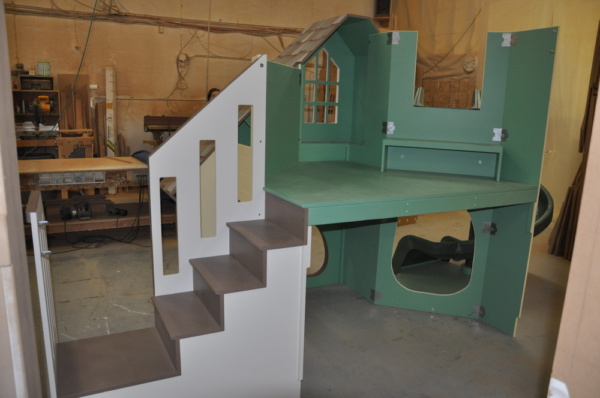 The Dailey Playhouse Staircase to Loft