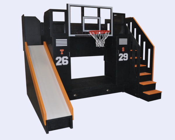 The Ultimate Basketball Bunk Bed, Basketball Bunk Bed With Sliders