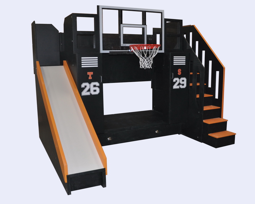 The Ultimate Basketball Bunk Bed, Basketball Twin Bed