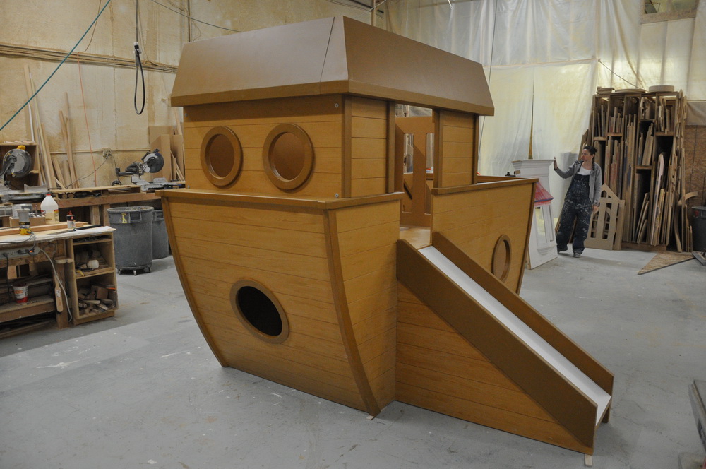 Noah S Ark Indoor Playhouse Custom, Bunk Bed Ark